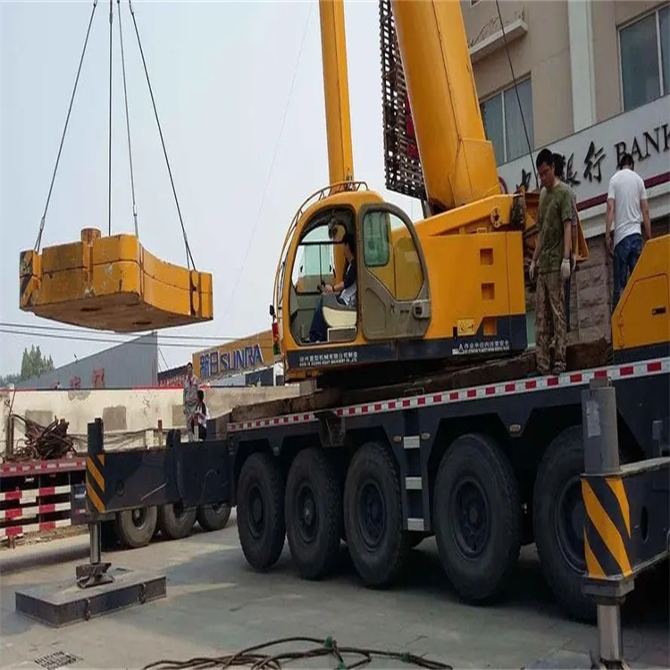 茅箭当地吊车出租|机器吊装|75吨|工厂搬迁服务